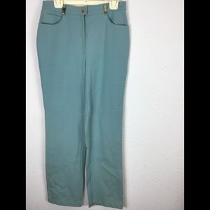 St. John sport by Marie mint green casual pants 10
